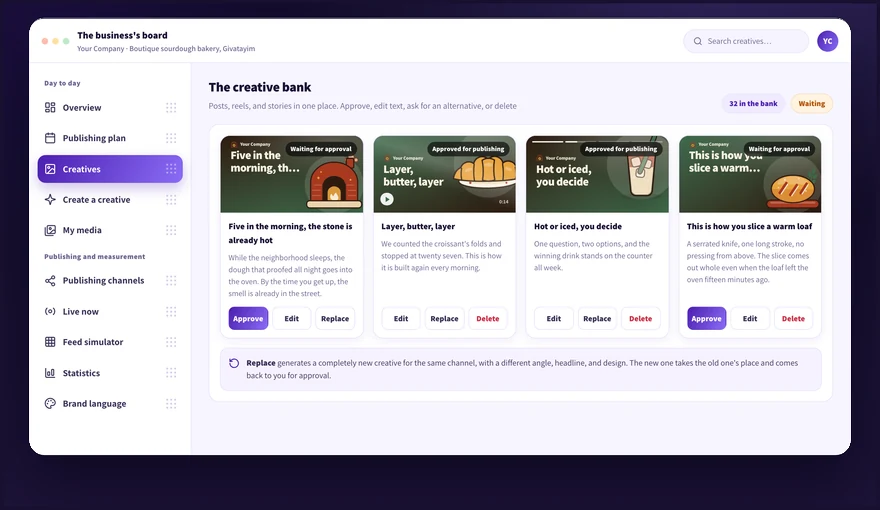 Kampi's creative bank